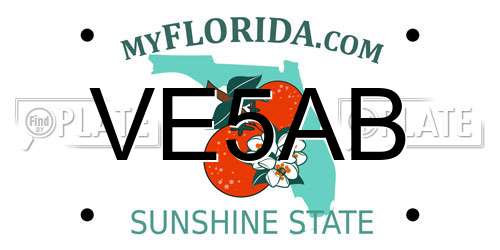 VE5AB Florida License Plate