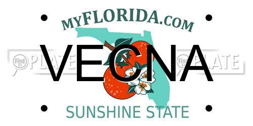 VECNA Florida License Plate