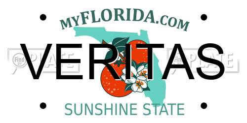 VERITAS Florida License Plate