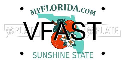 VFAST Florida License Plate