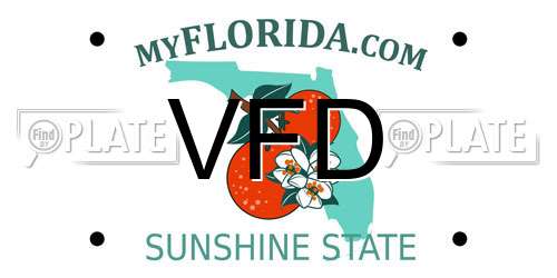 VFD Florida License Plate