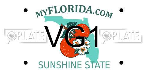 VG1 Florida License Plate