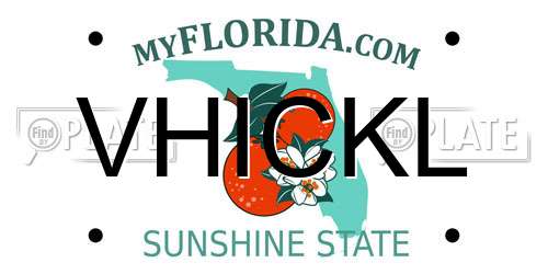VHICKL Florida License Plate