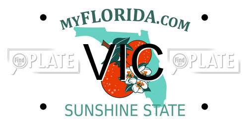 VIC Florida License Plate