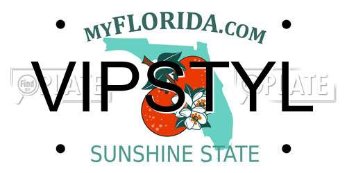 VIPSTYL Florida License Plate