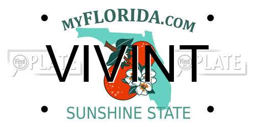 VIVINT Florida License Plate