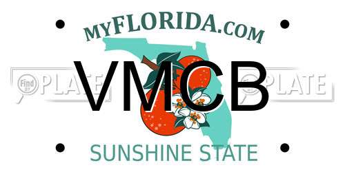 VMCB Florida License Plate
