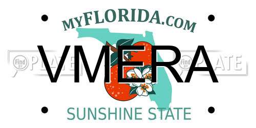 VMERA Florida License Plate