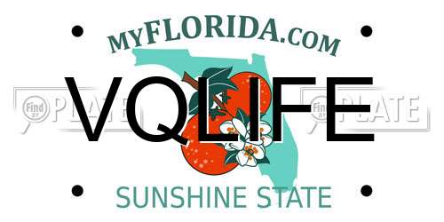 VQLIFE Florida License Plate