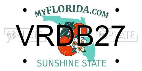 VRDB27 Florida License Plate