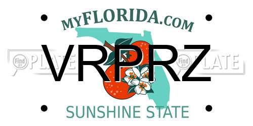 VRPRZ Florida License Plate