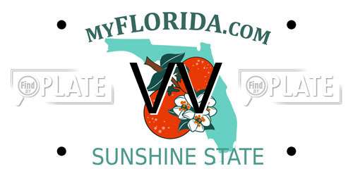 VV Florida License Plate