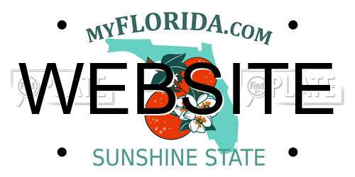 WEBSITE Florida License Plate