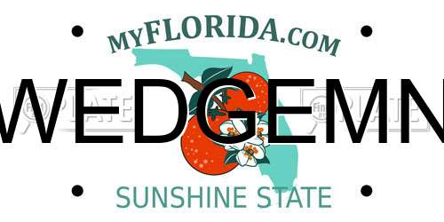 WEDGEMN Florida License Plate