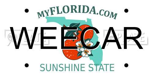 WEECAR Florida License Plate