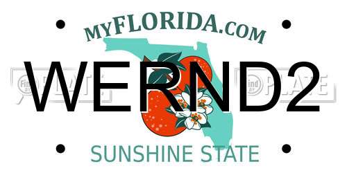 WERND2 Florida License Plate