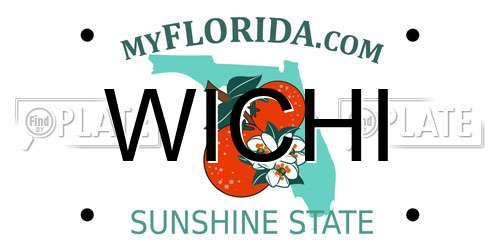 WICHI Florida License Plate