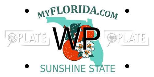 WP Florida License Plate