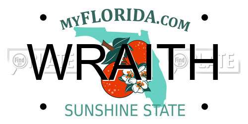 WRAITH Florida License Plate