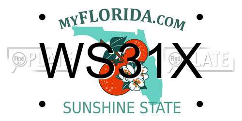WS31X Florida License Plate
