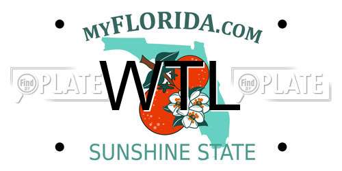 WTL Florida License Plate