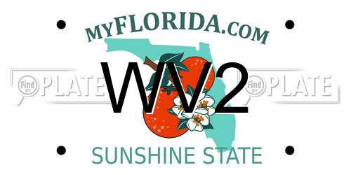 WV2 Florida License Plate