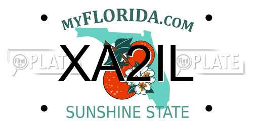 XA2IL Florida License Plate