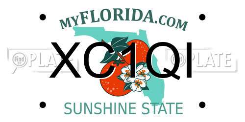 XC1QI Florida License Plate