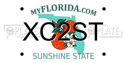 XC2ST Florida License Plate