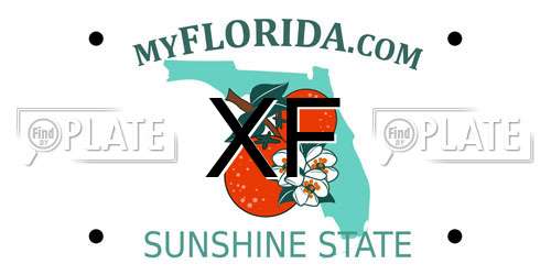 XF Florida License Plate