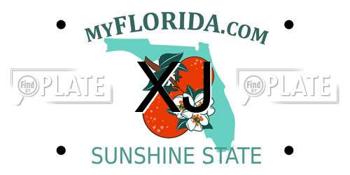 XJ Florida License Plate