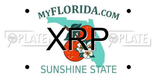XRP Florida License Plate