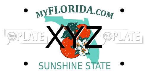 XYZ Florida License Plate