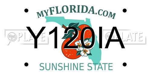 Y120IA Florida License Plate
