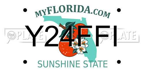 Y24FFI Florida License Plate