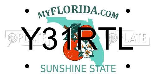 Y31RTL Florida License Plate
