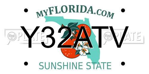 Y32ATV Florida License Plate