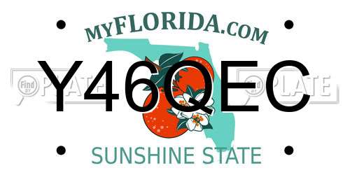 Y46QEC Florida License Plate