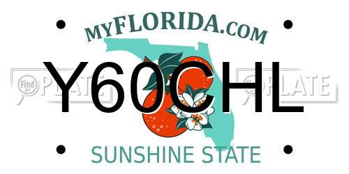 Y60CHL Florida License Plate