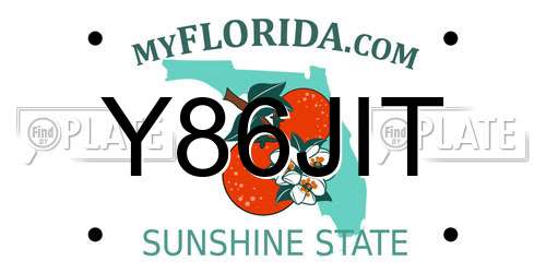 Y86JIT Florida License Plate