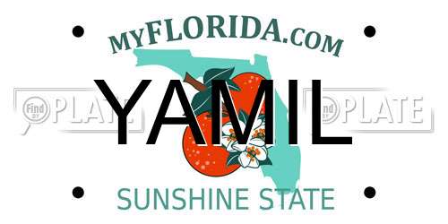 YAMIL Florida License Plate