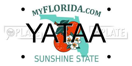 YATAA Florida License Plate