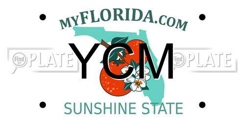 YCM Florida License Plate