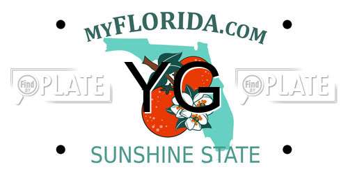 YG Florida License Plate