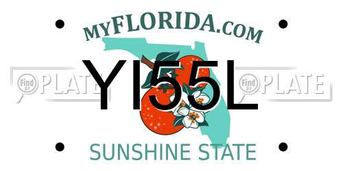 YI55L Florida License Plate