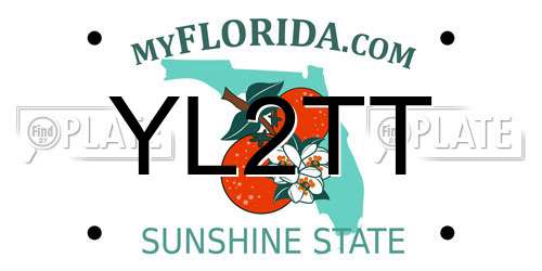YL2TT Florida License Plate