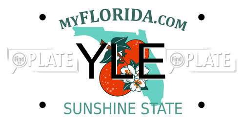 YLE Florida License Plate