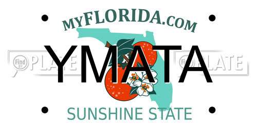 YMATA Florida License Plate
