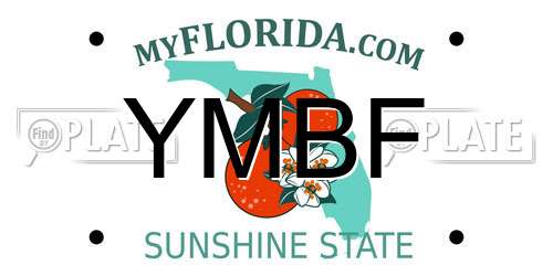 YMBF Florida License Plate