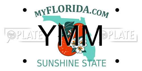 YMM Florida License Plate